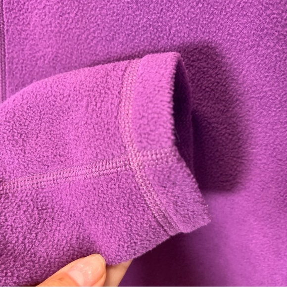 The North Face Women's Purple Quarter Zip pullover Sweatshirt size small - Picture 4 of 7